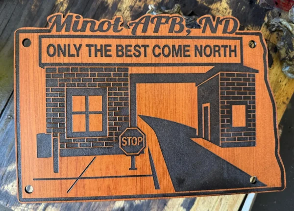 State Large Custom Military Going Away Gift